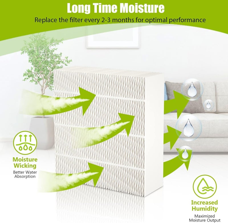 EVERSHOW 1043 Super Wick Humidifier Filter Replacement for Essick Air AirCare Bemis Essick Compatible with EP9500 EP9700 EP9800 EP9R500 821000 826000 826600 826800 826900 831000 EP9R Humidifiers - Image 2
